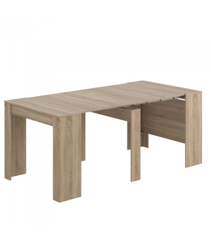 Mesa Comedor Extensible 5 Posiciones. Roble Canadian