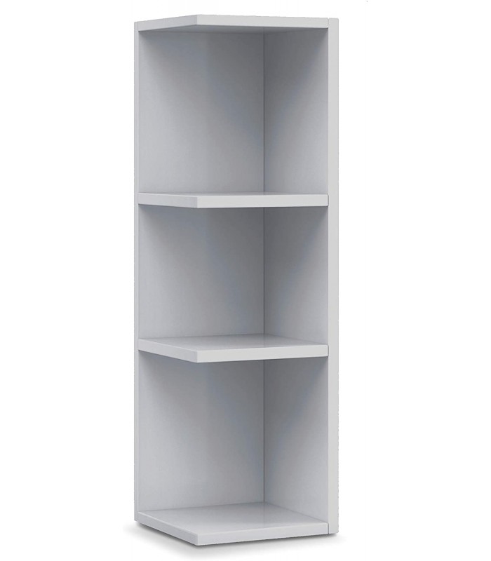 Mueble de Baño Rinconera Estantería Colgante Blanco