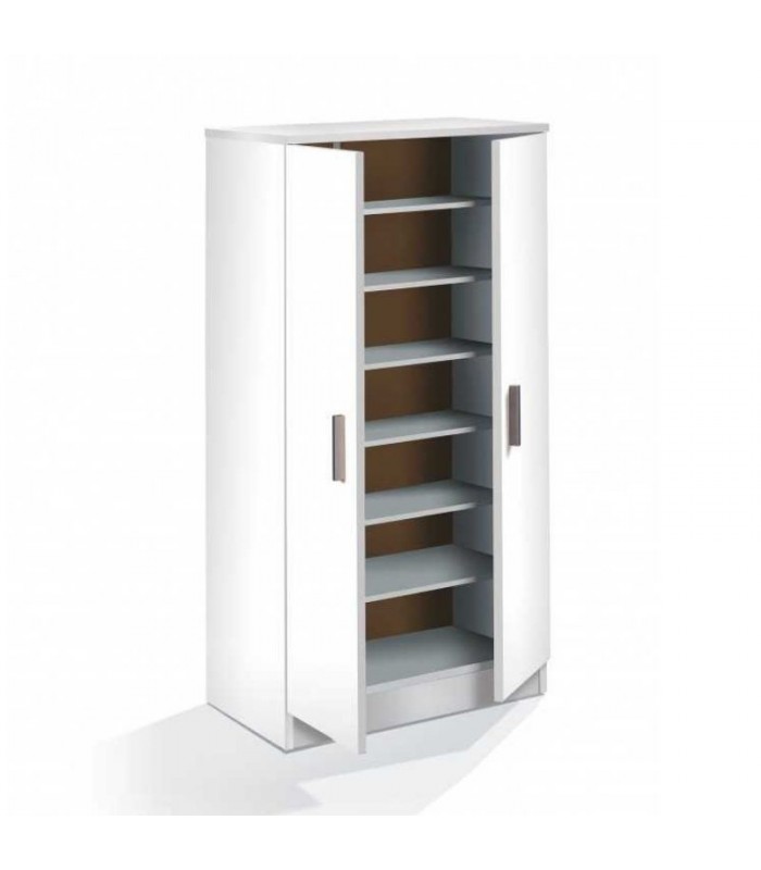 Zapatero 2 Puertas. Blanco